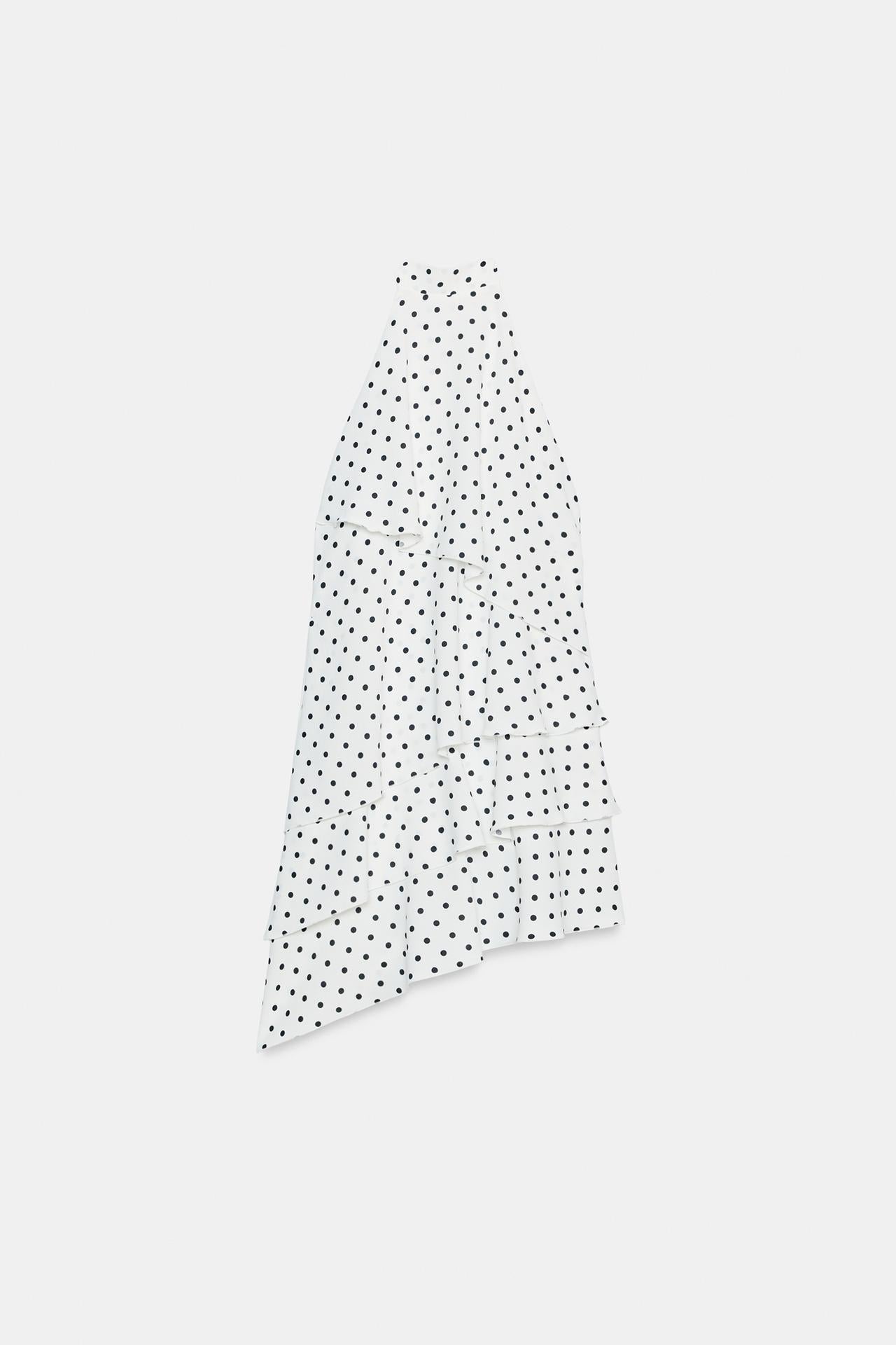 Dot Ruffle Halter Mini