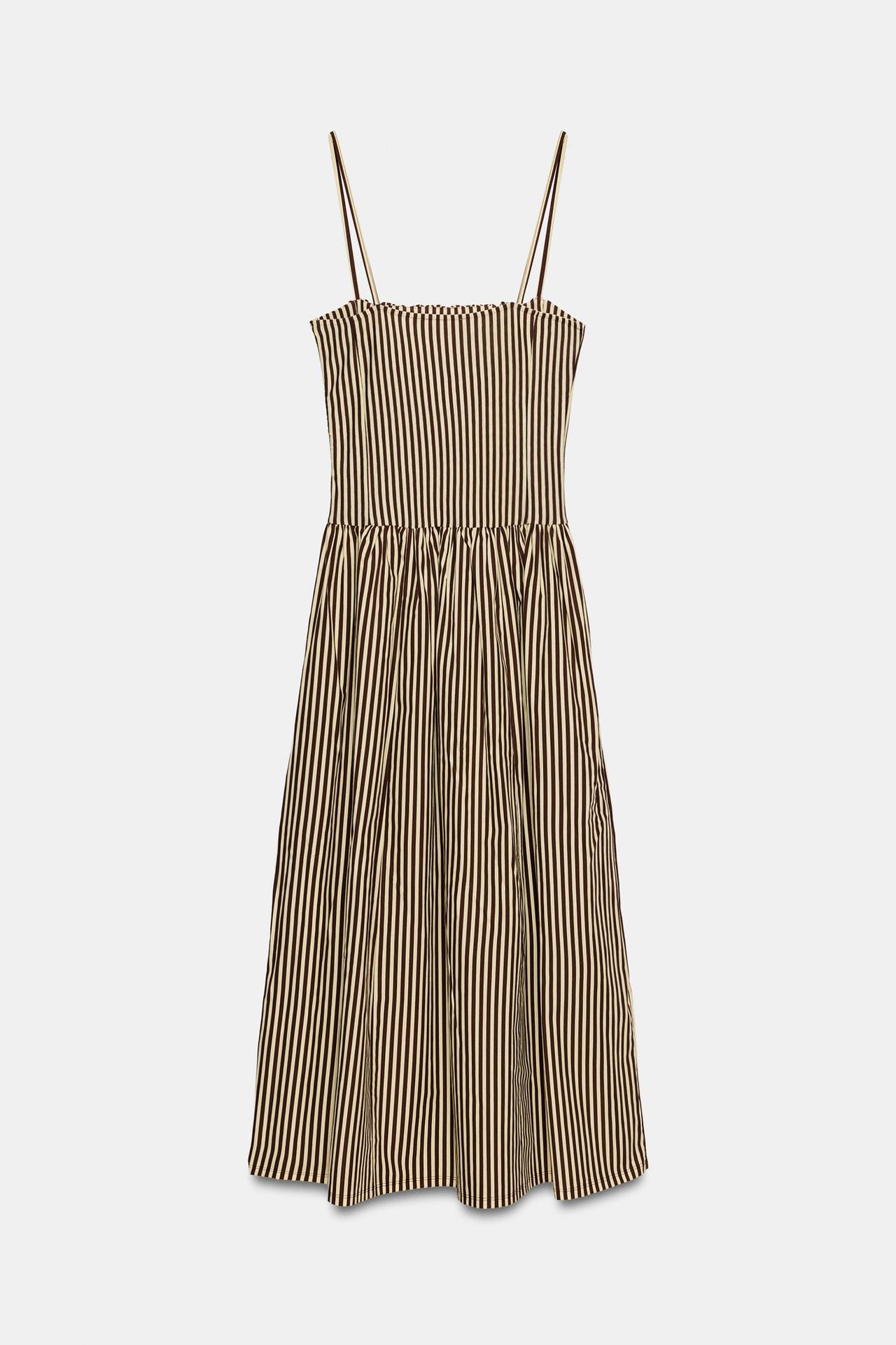 Marisol Striped Midi Dress