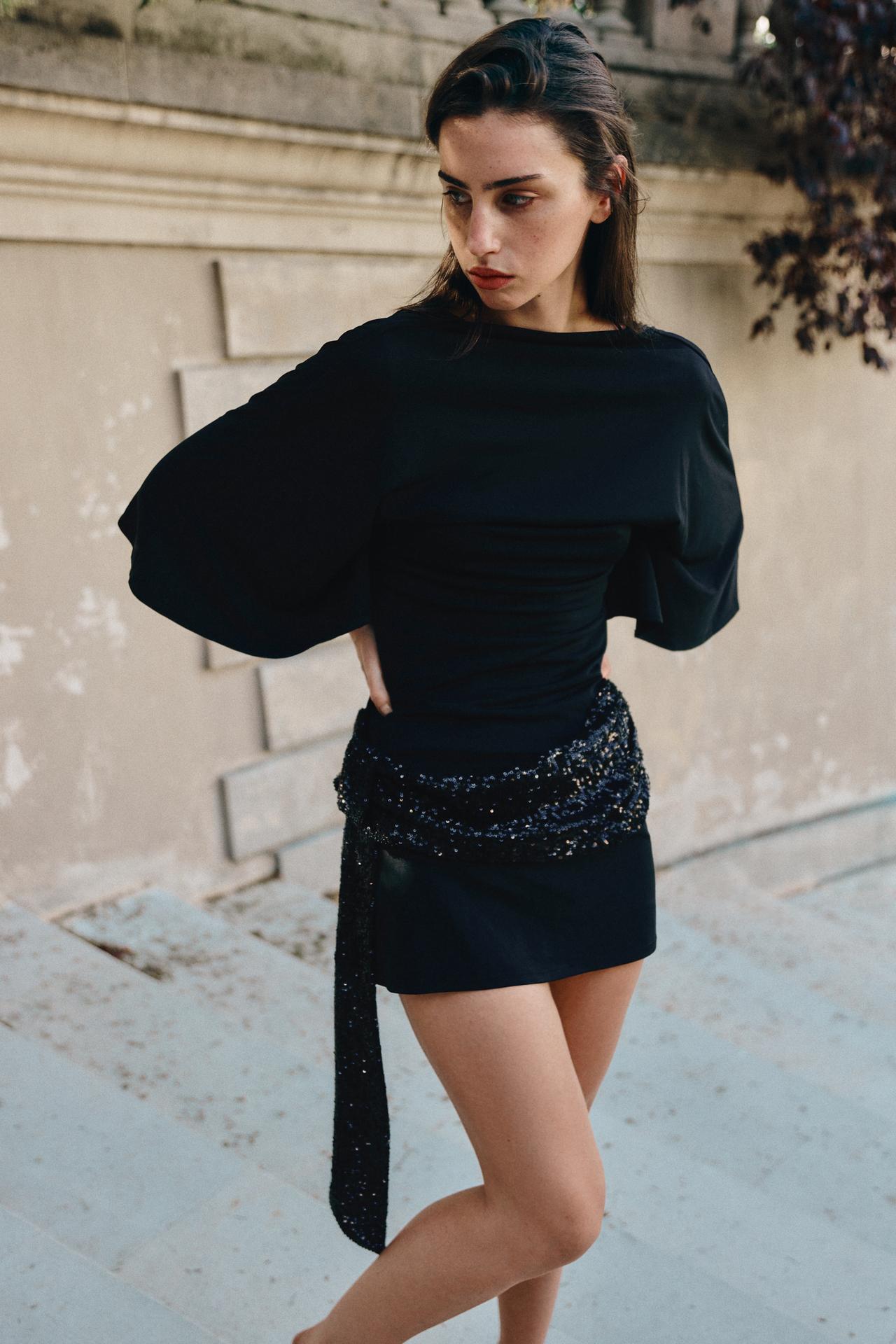 Sequin Drape Mini