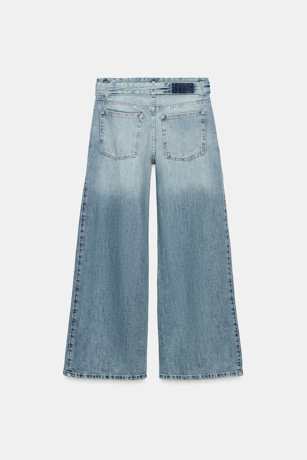 Low Rise Barrel Leg Jeans
