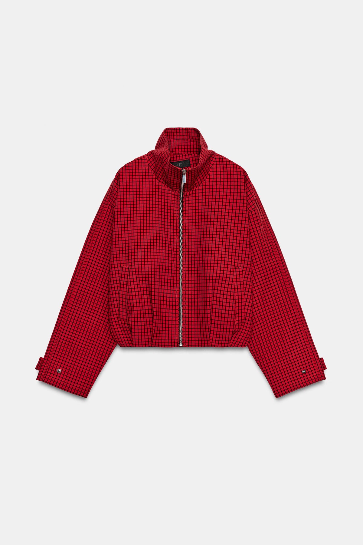Check Bomber Jacket