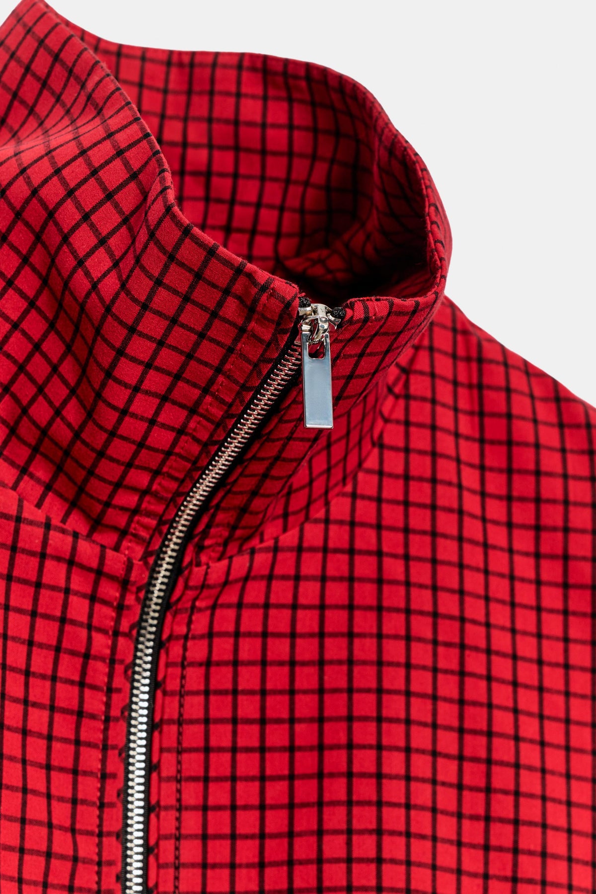 Check Bomber Jacket