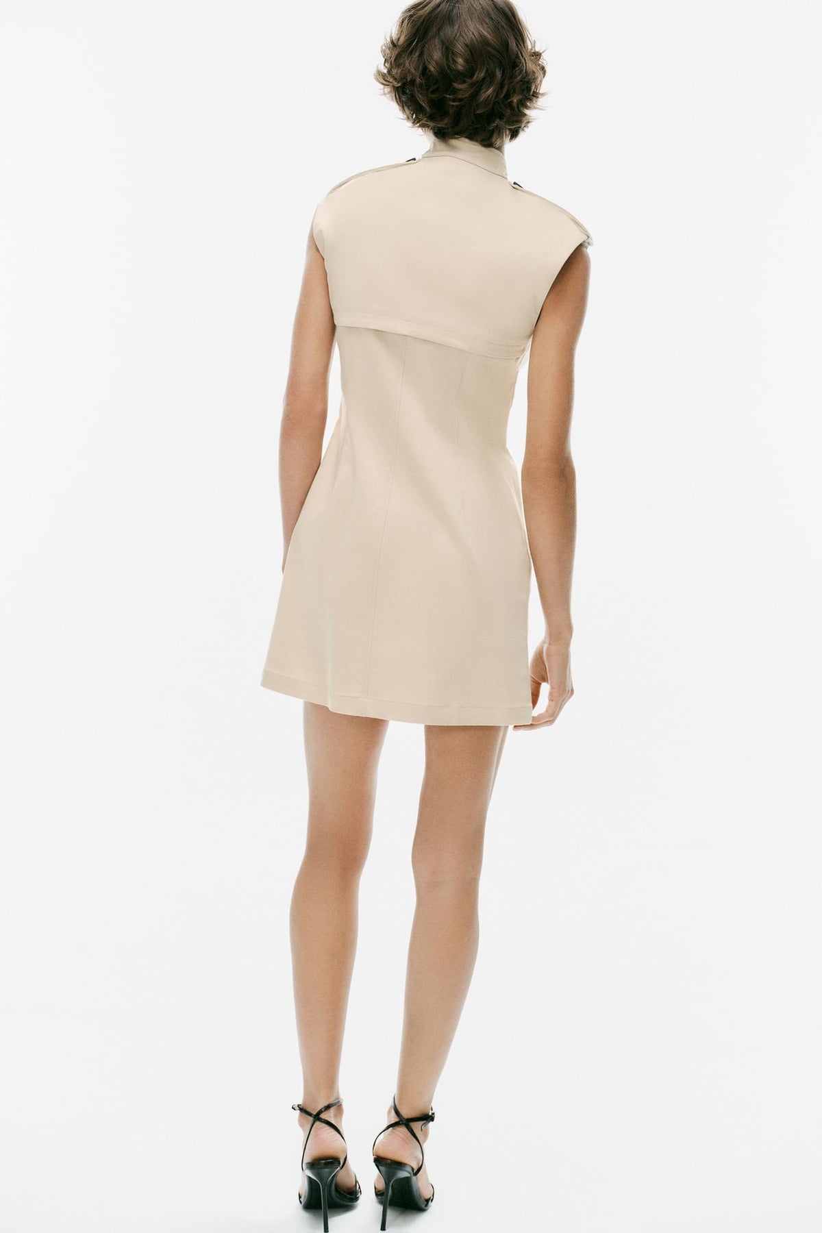 Cape Trench Dress