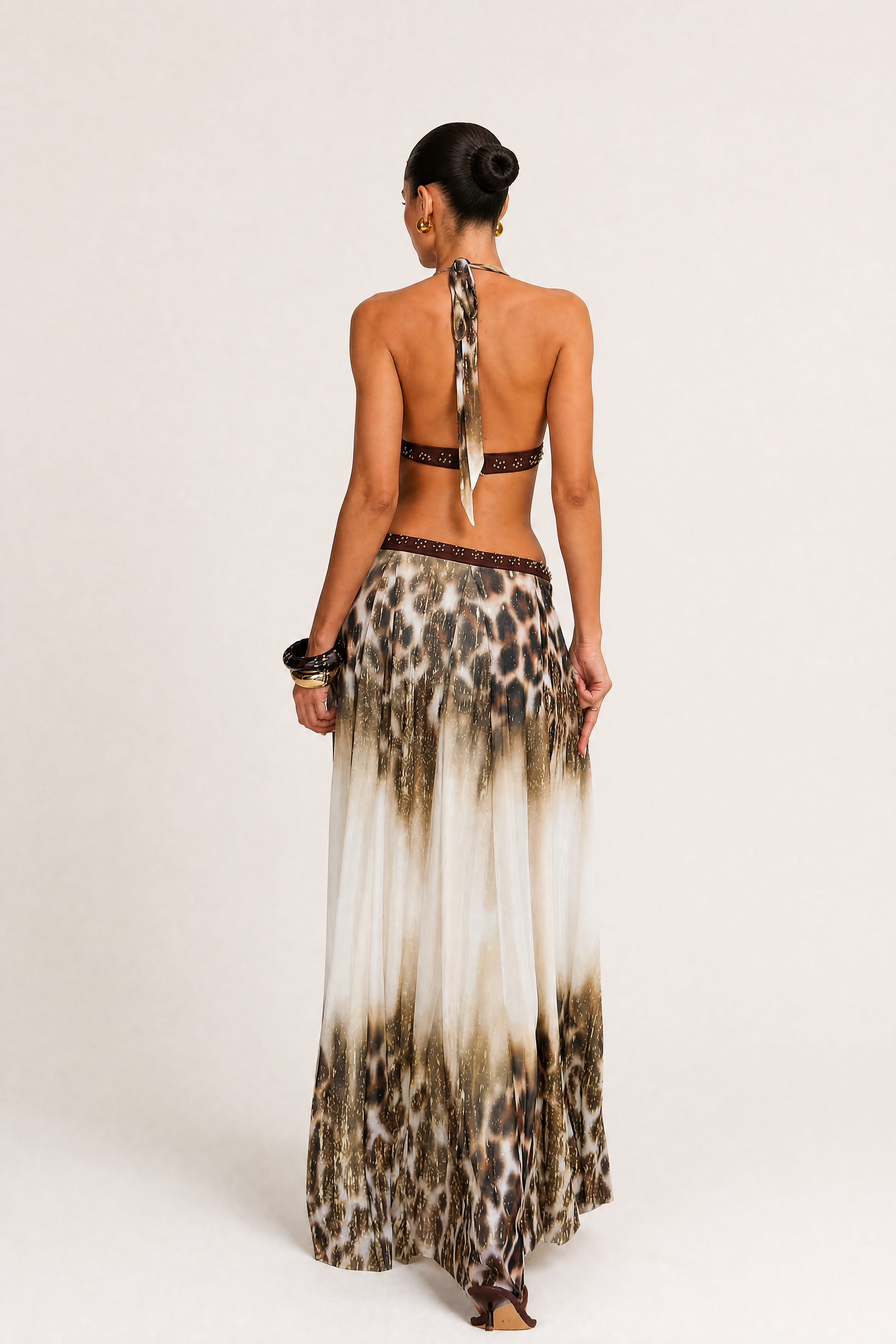 MIA MAXI DRESS - LEOPARD