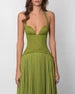Olive Strappy Maxi Dress