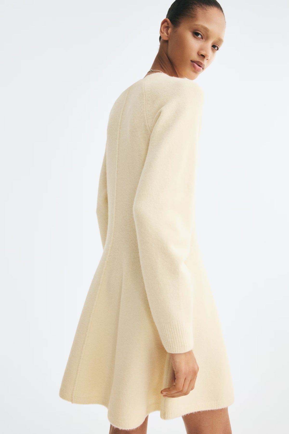 Raglan Knit Skater Dress
