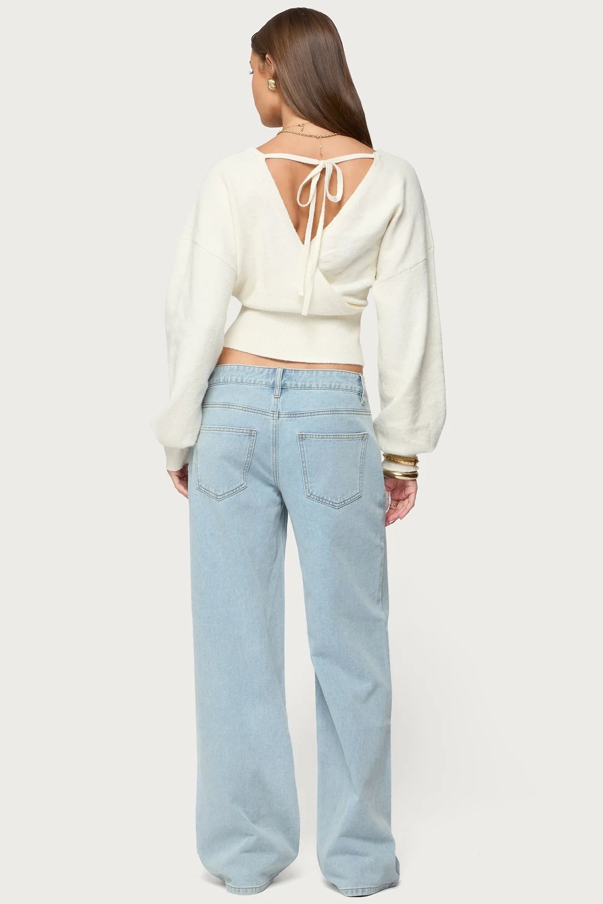 Mila Wrap Knit Sweater