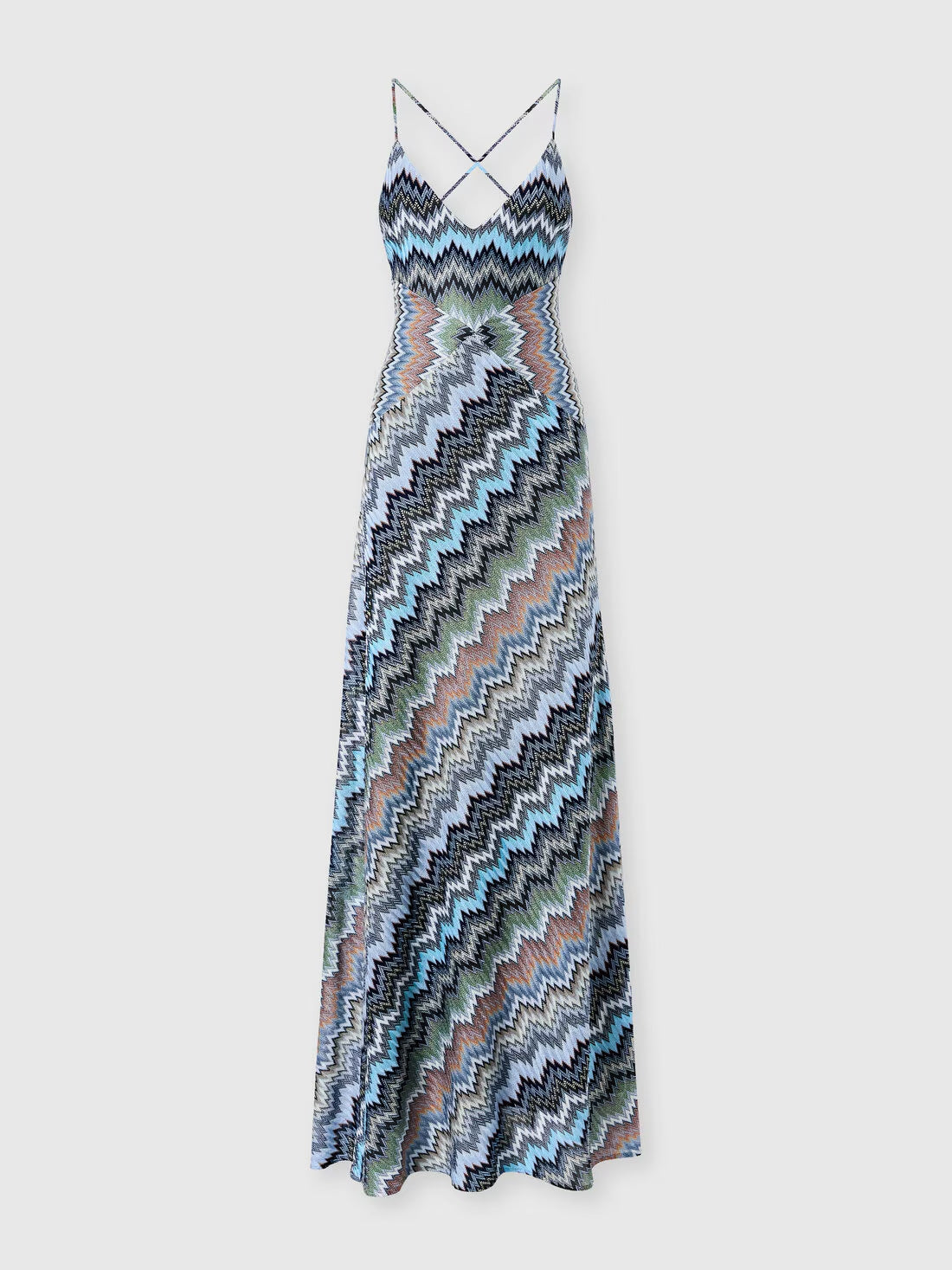 Riviera Zigzag Maxi Dress