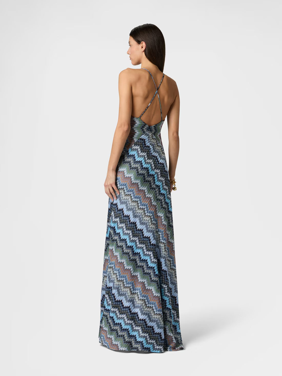 Riviera Zigzag Maxi Dress