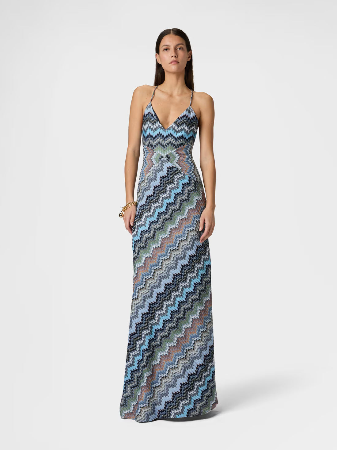 Riviera Zigzag Maxi Dress