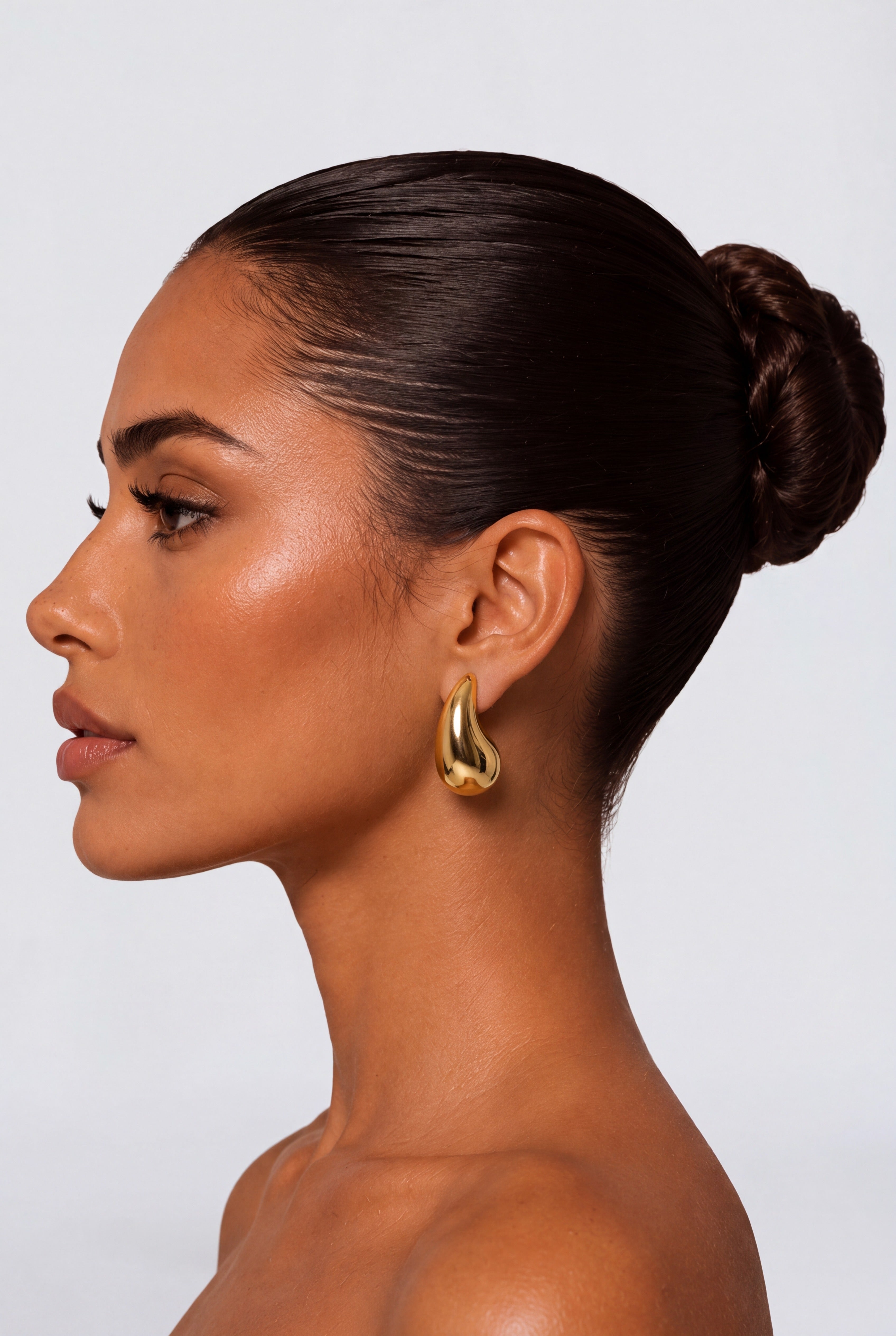 Gold Teardrop Earrings