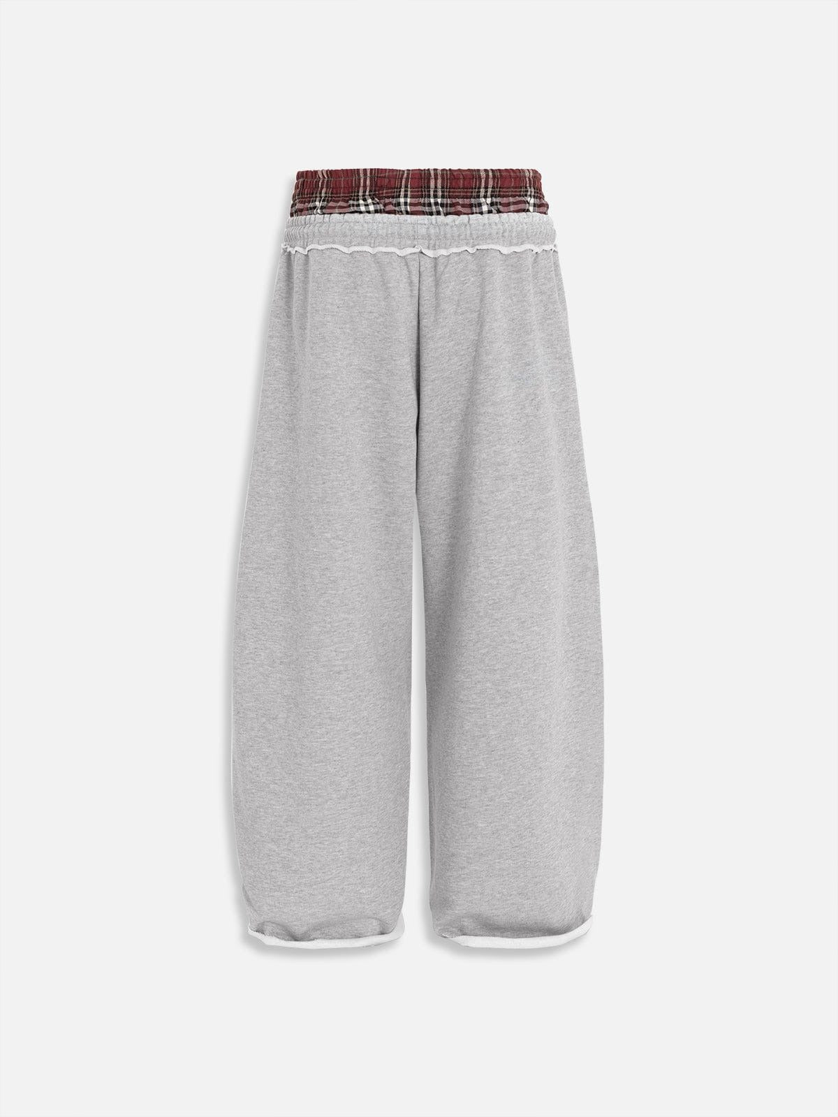 Billie Double Waist Baggy Sweatpants