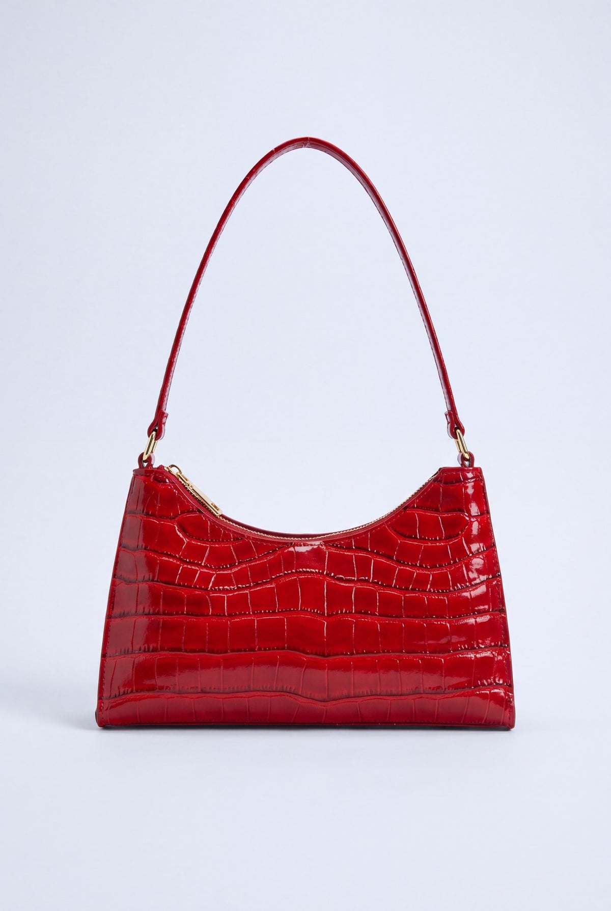 Caiman Bag - Red - front view