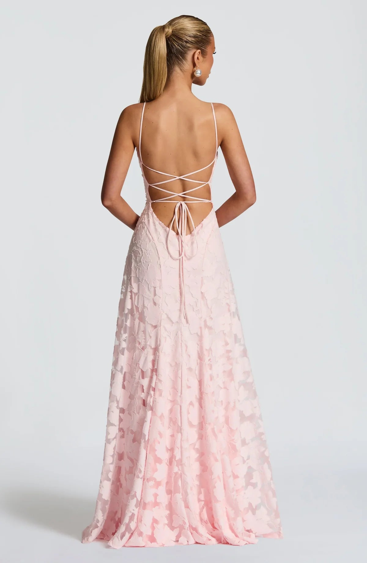 Floral Burnout Maxi Dress