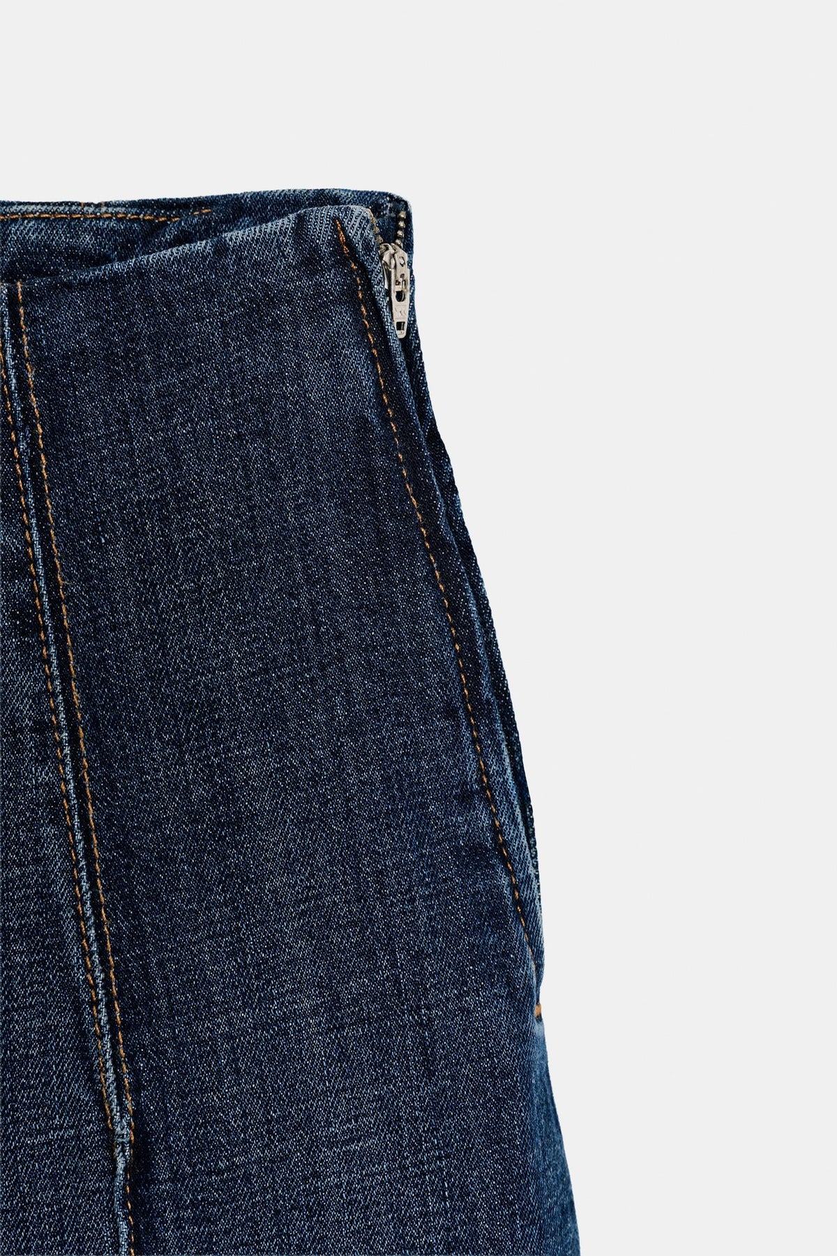 Noemie Seamed High Rise Wide Leg Jeans