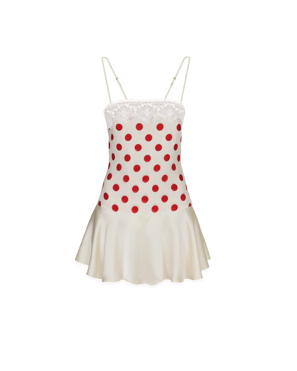 Dolce Polka Dot Mini Dress