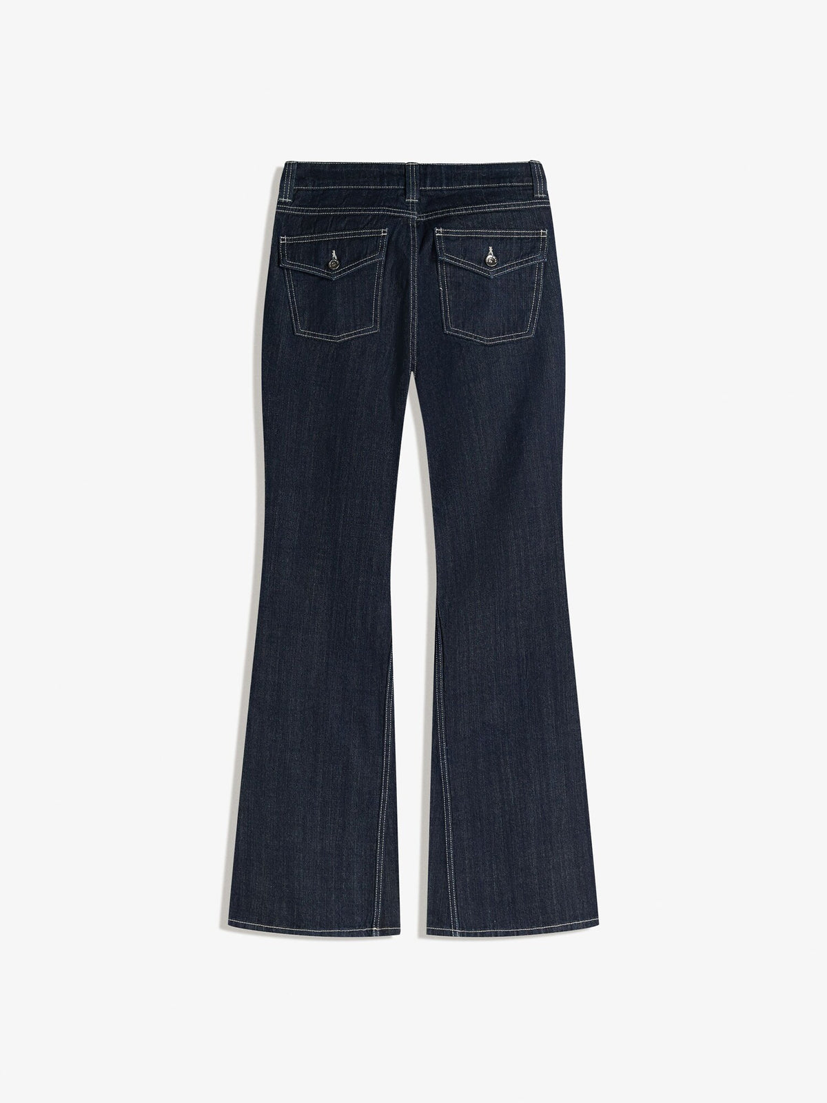 Remi Dark Rinse Flare Jeans - Navy