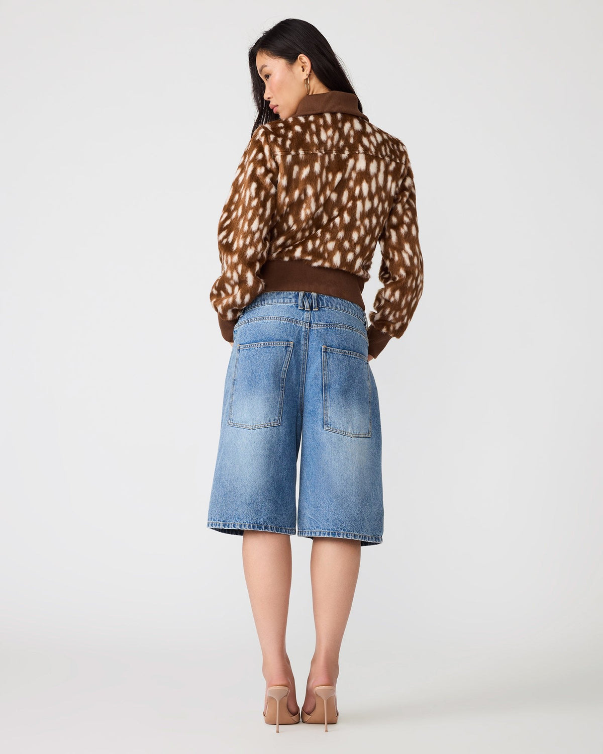 Sienna Fawn Faux Fur Jacket - Brown Fawn