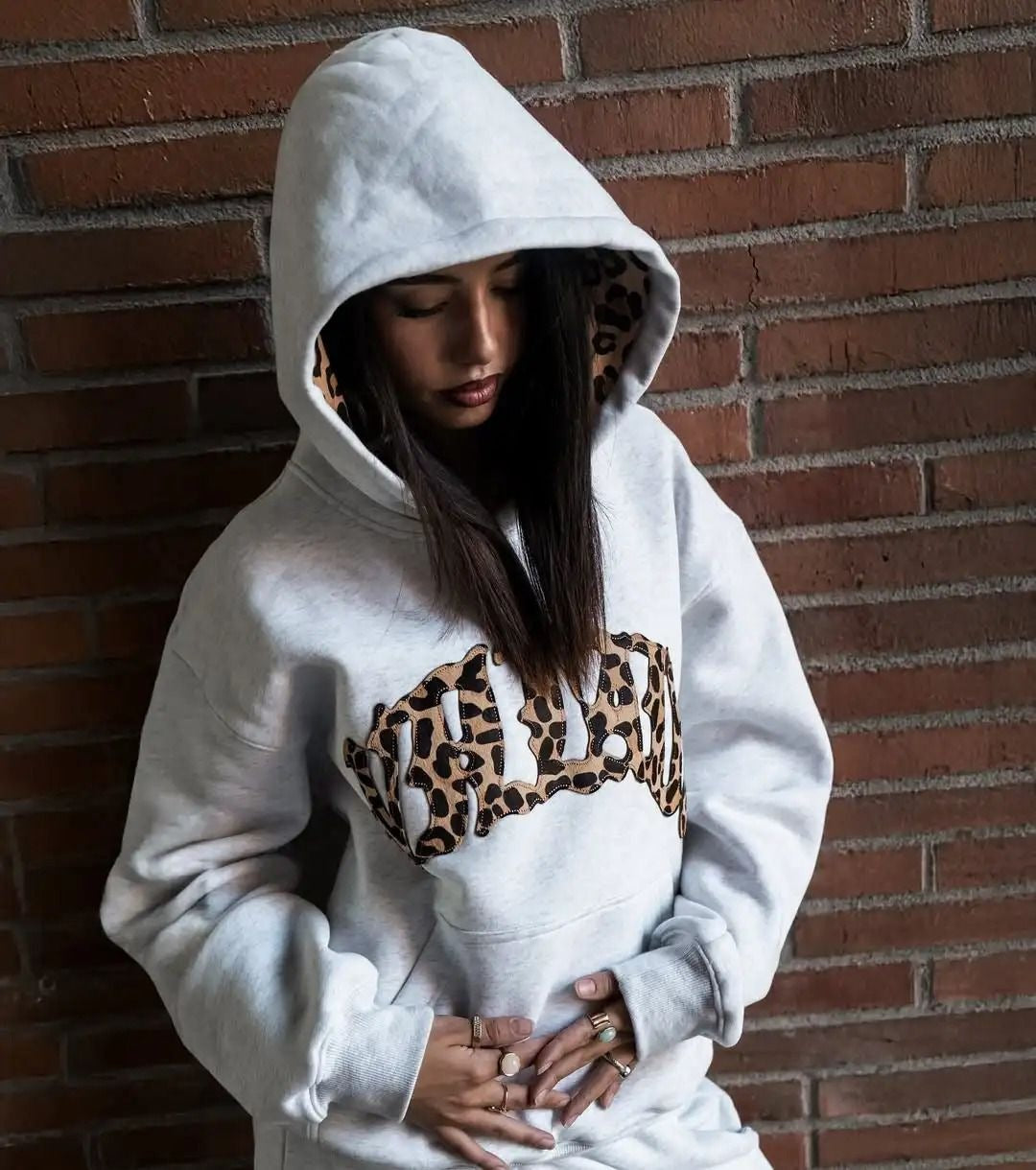 Zoe Leopard Graphic Hoodie & Sweatpants Set