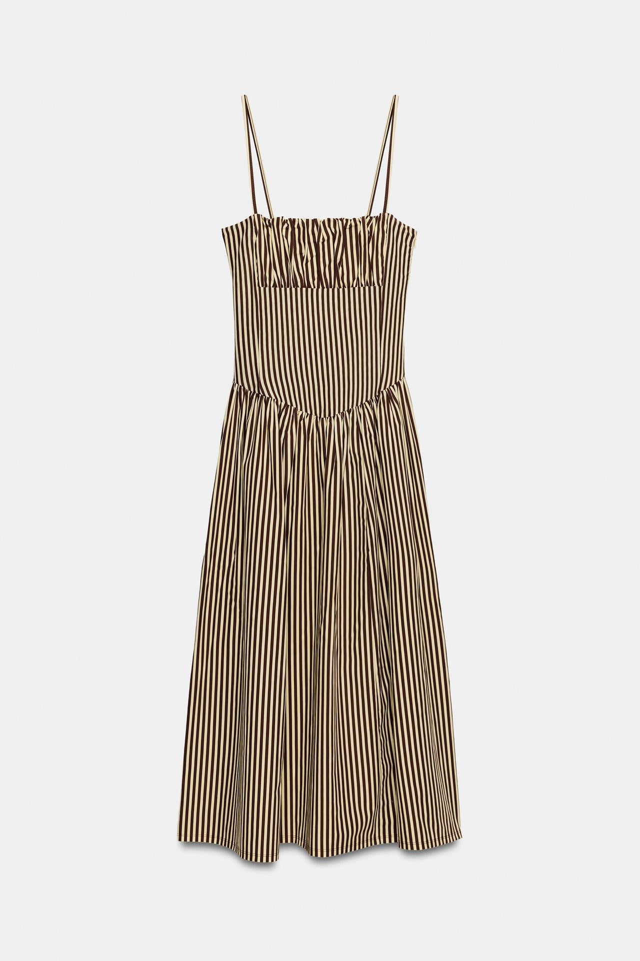 Marisol Striped Midi Dress