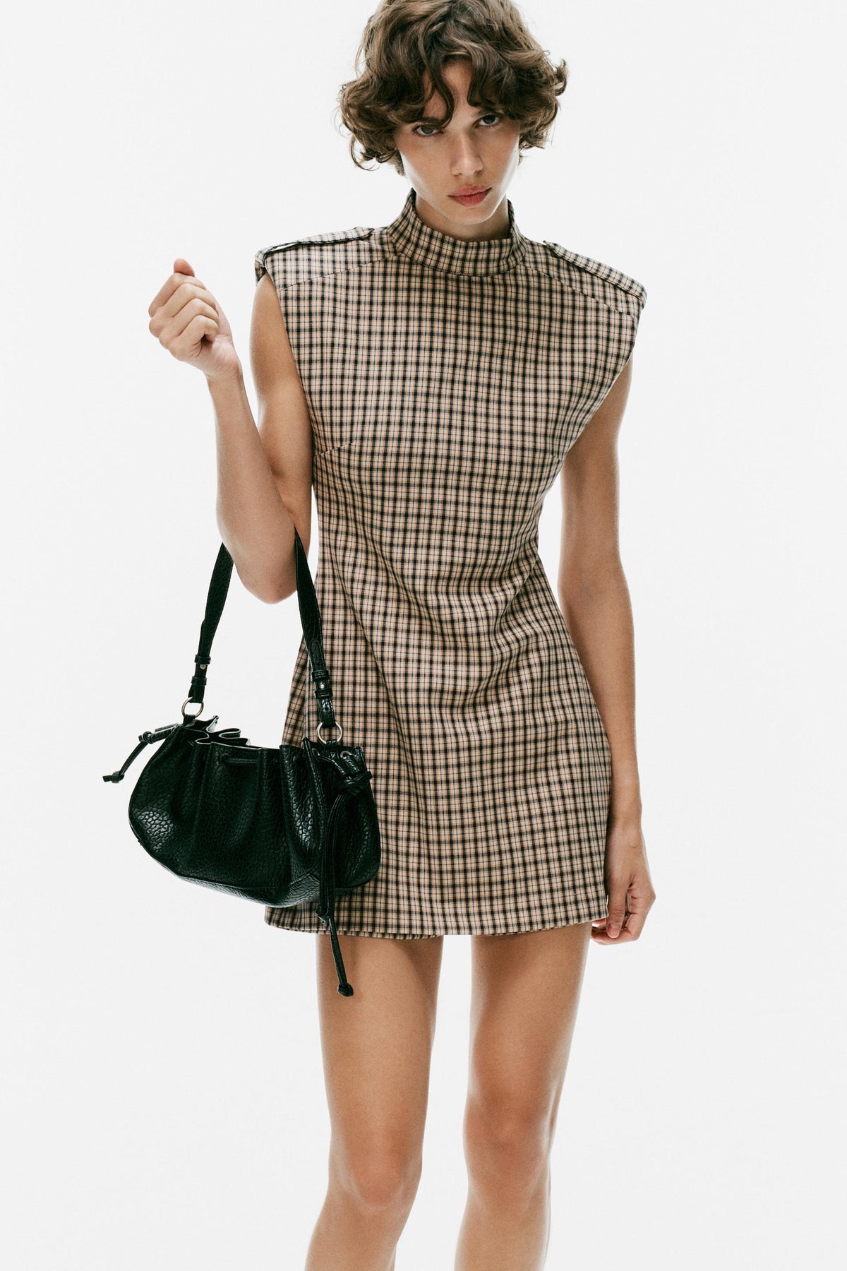 Nova Checked Mini Dress