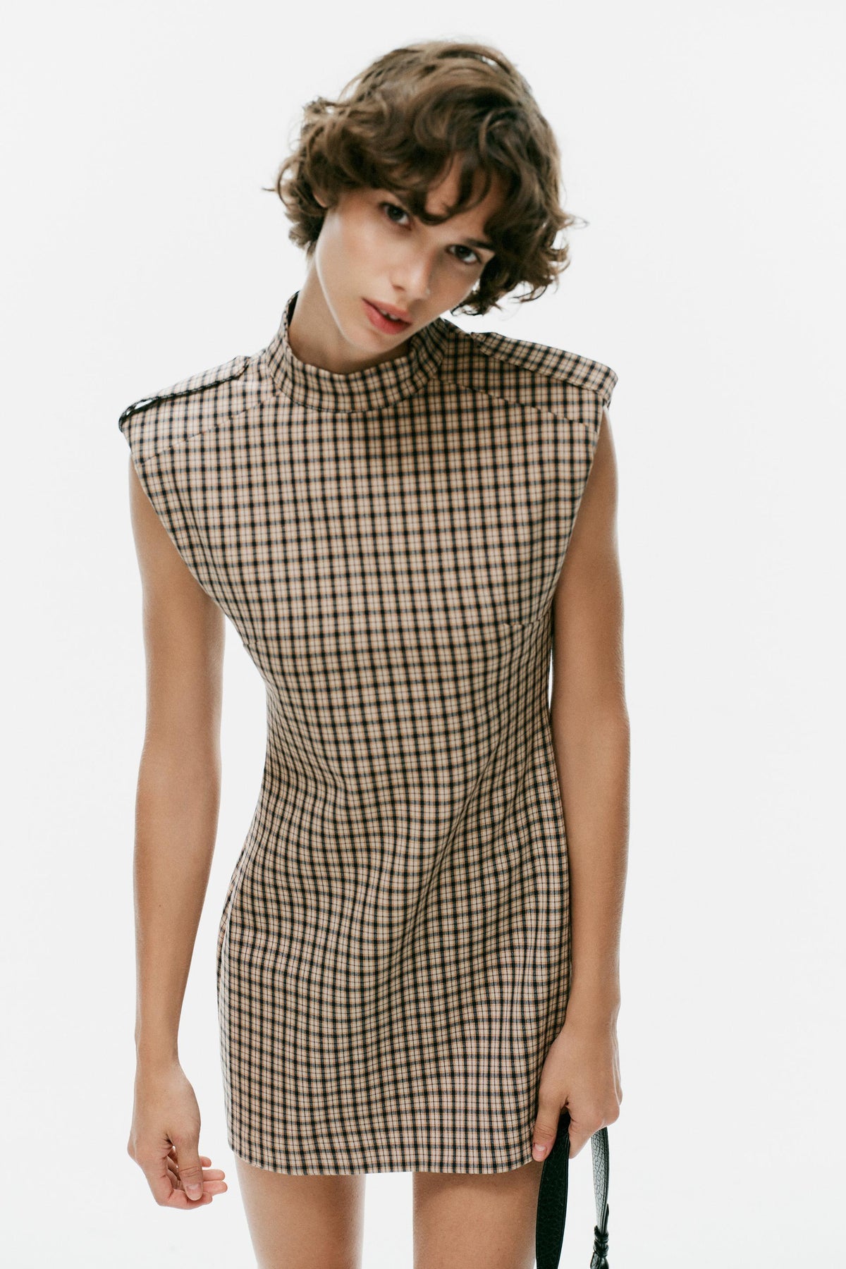 Nova Checked Mini Dress