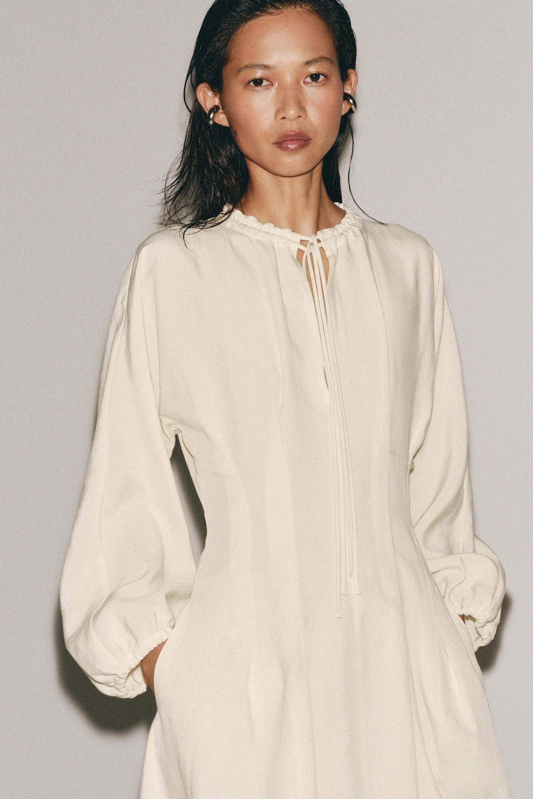 Amalfi Linen Midi Dress