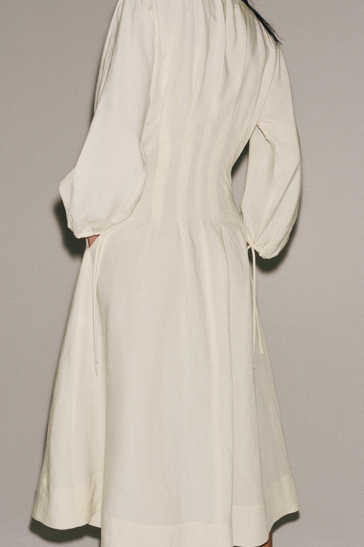 Amalfi Linen Midi Dress