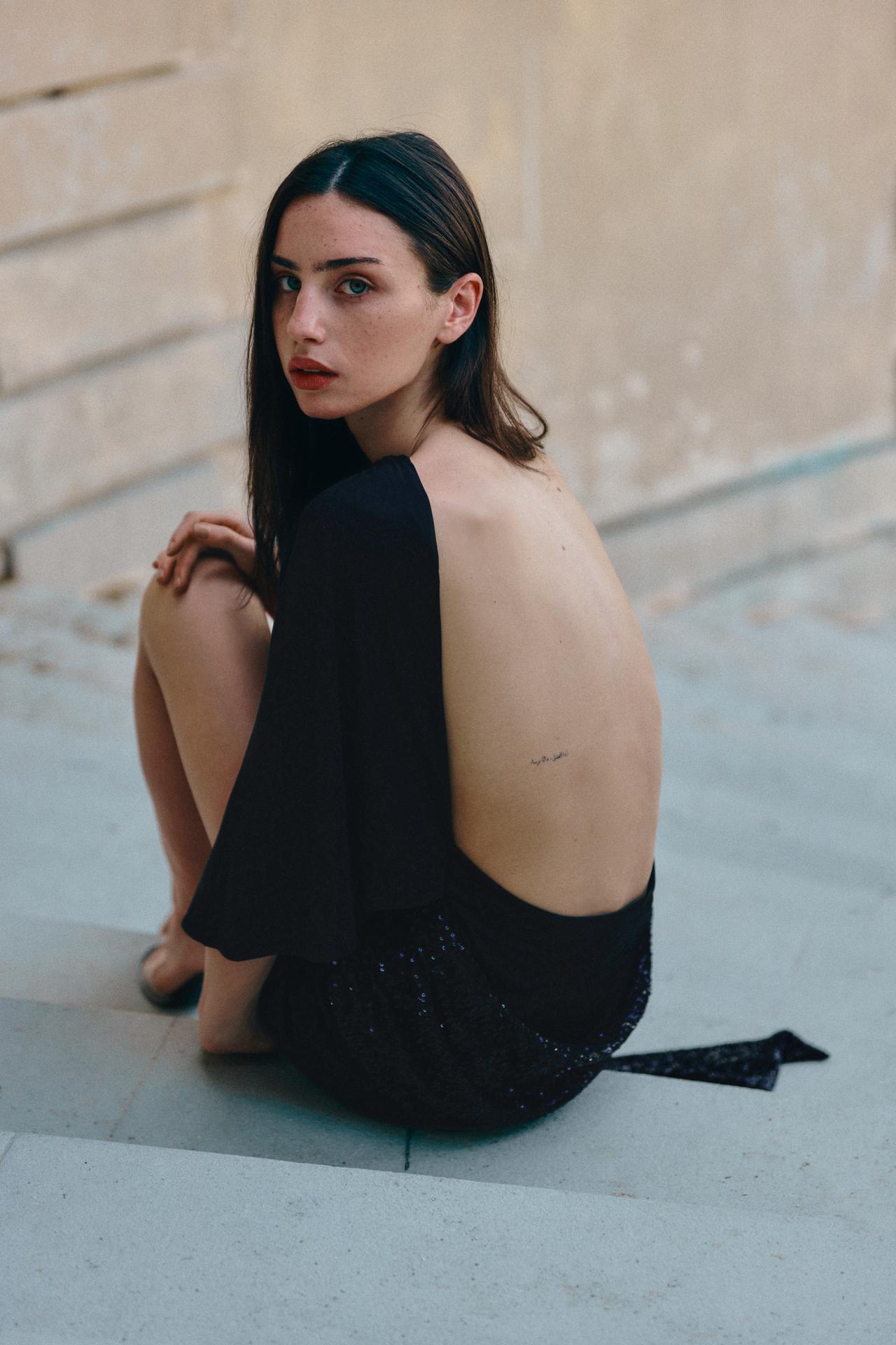 Sequin Drape Mini