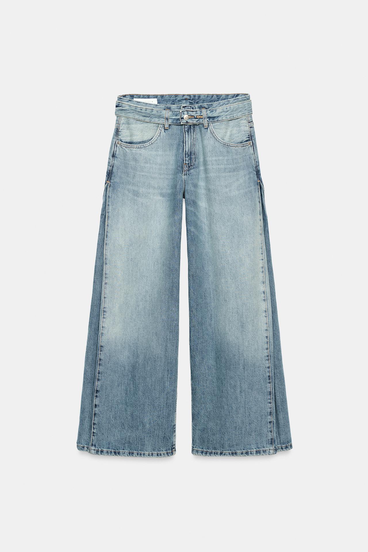 Low Rise Barrel Leg Jeans