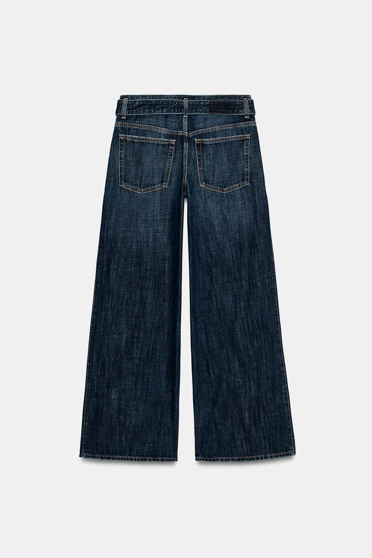 Low Rise Barrel Leg Jeans