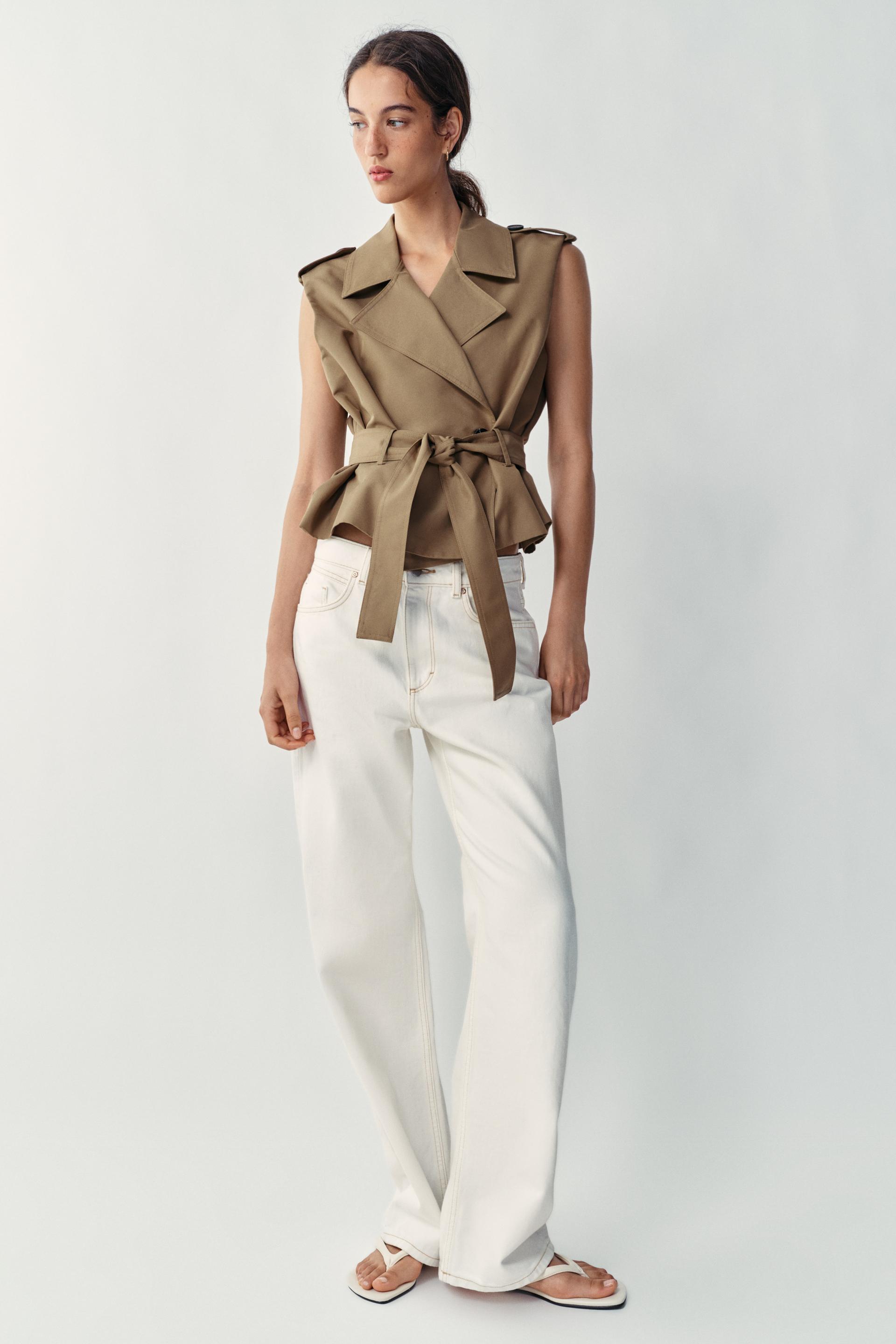 Belted Trench Vest