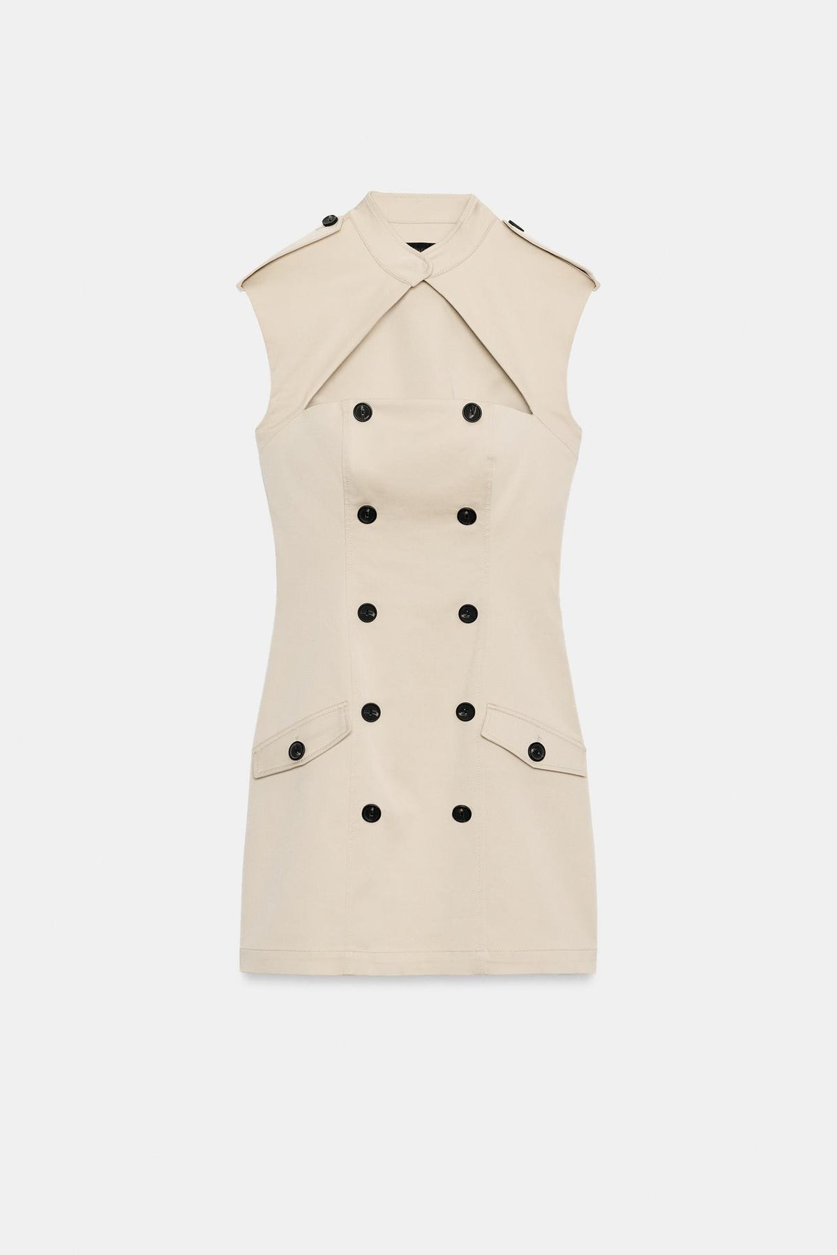 Cape Trench Dress