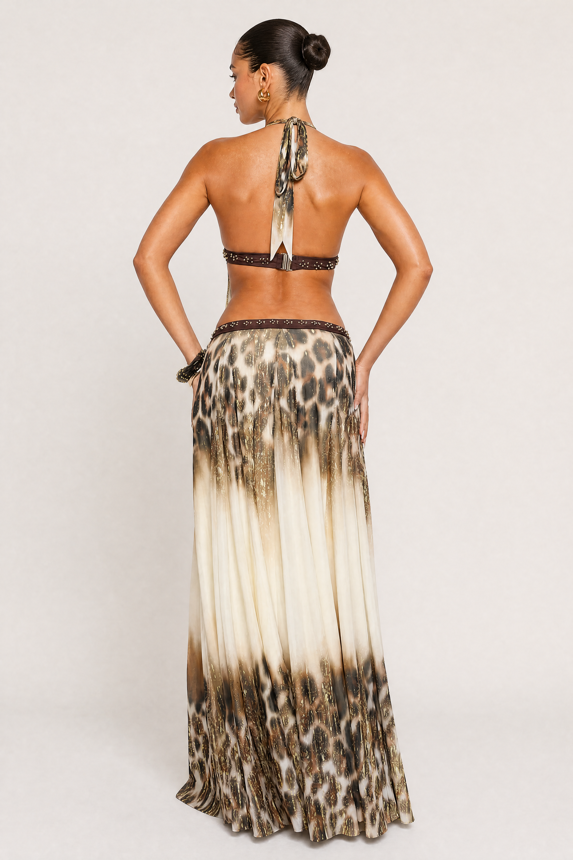 MIA MAXI DRESS - LEOPARD