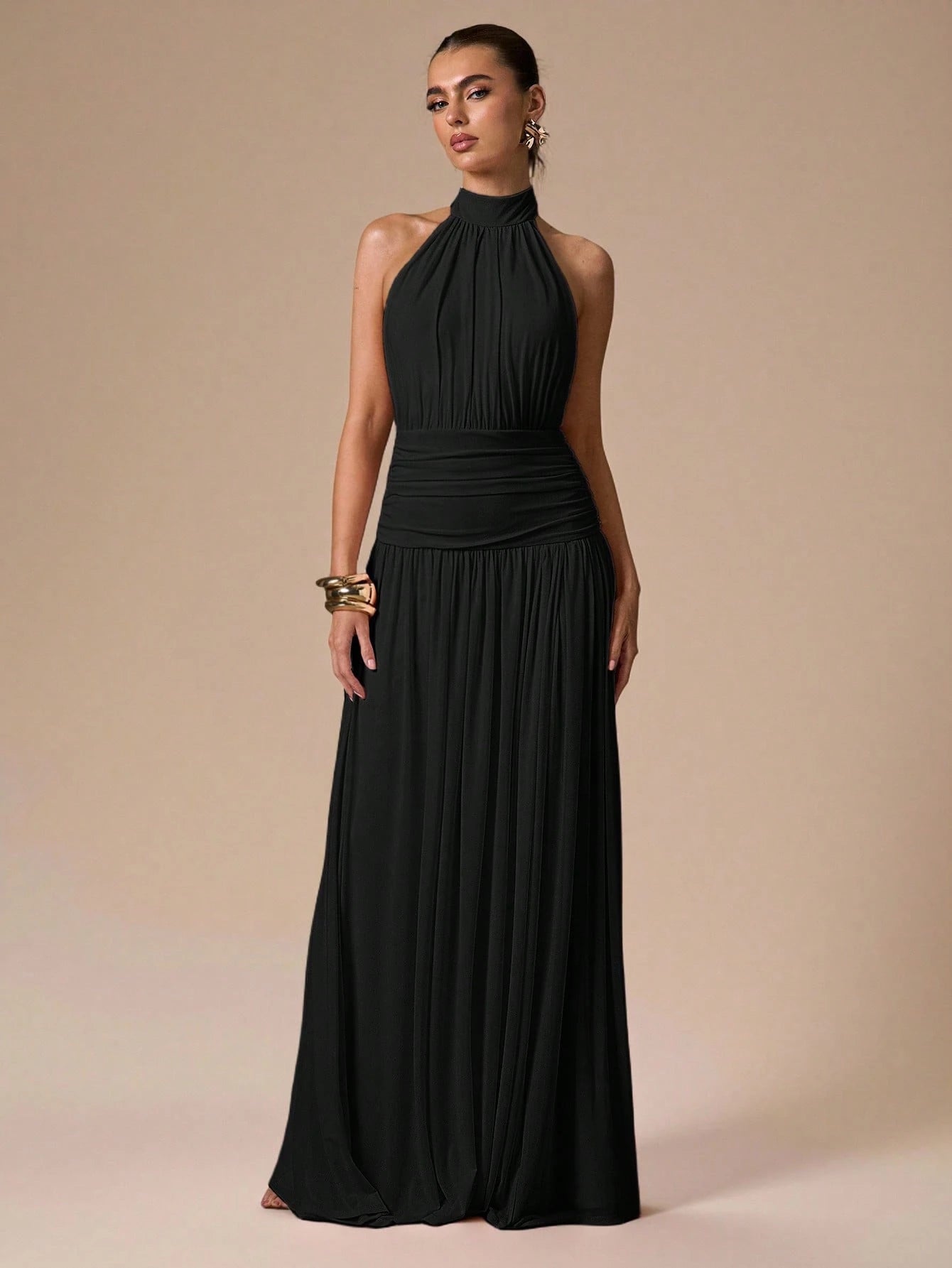 Odessa Halter Maxi Dress