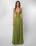 Olive Strappy Maxi Dress