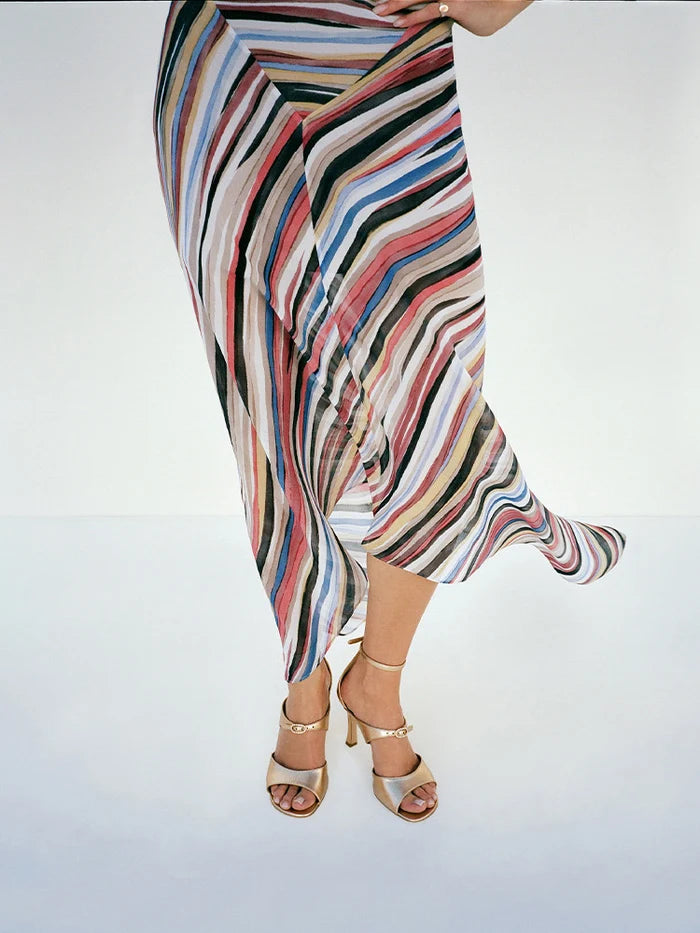 Riviera Stripe Maxi Dress