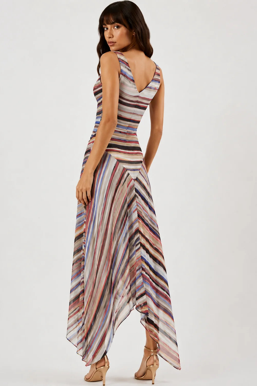Riviera Stripe Maxi Dress