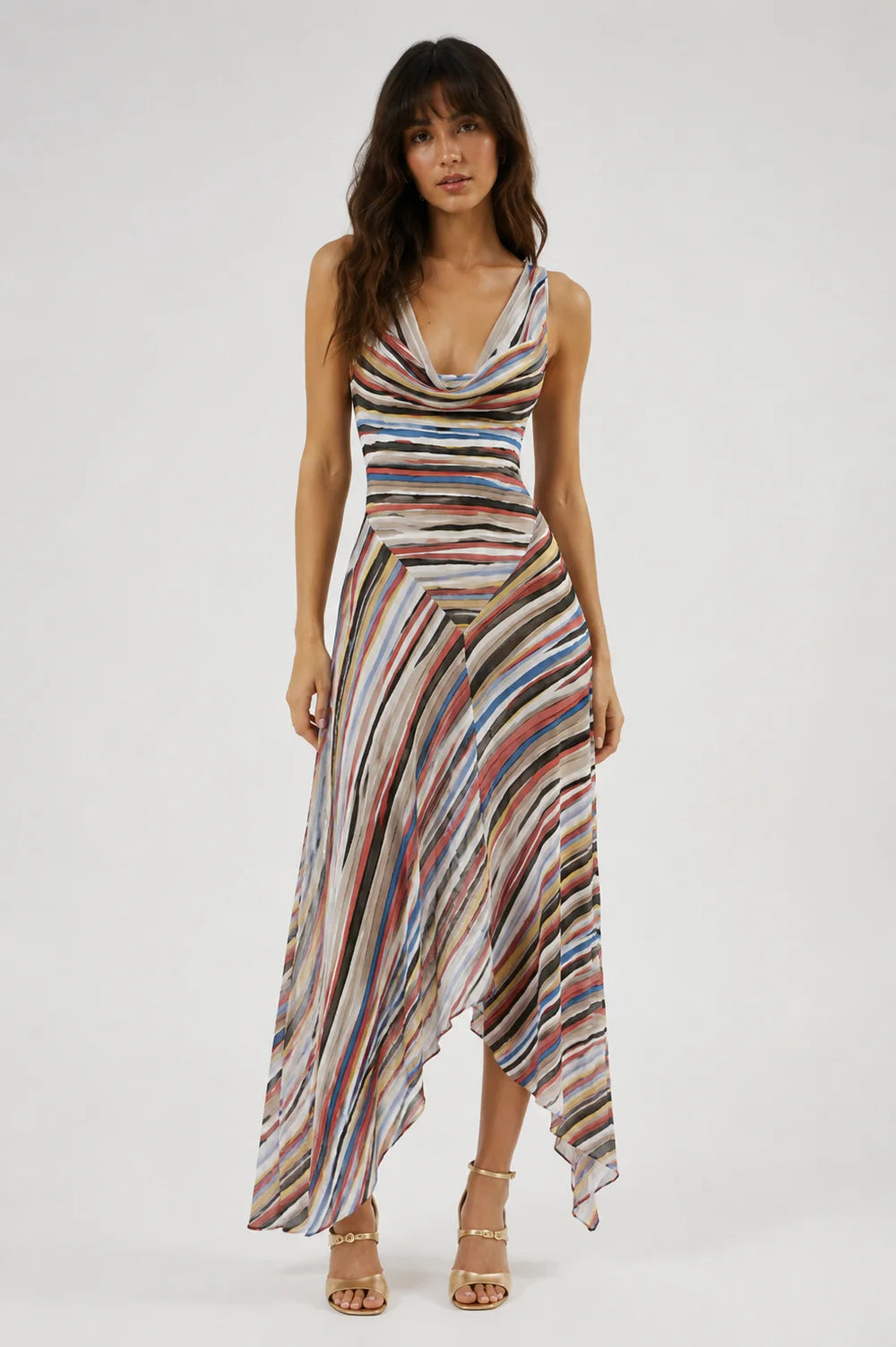 Riviera Stripe Maxi Dress