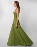 Olive Strappy Maxi Dress