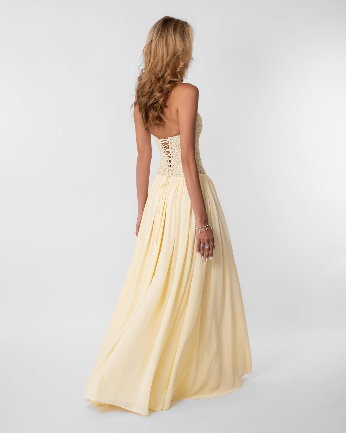 Lace Corset Maxi Dress