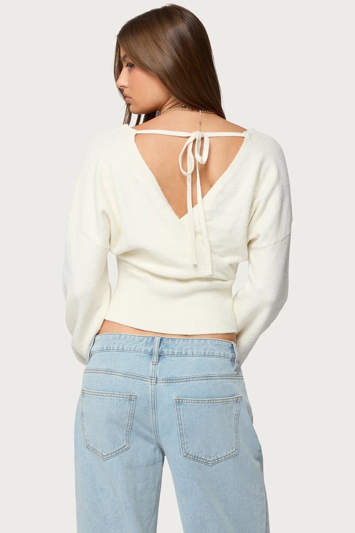 Mila Wrap Knit Sweater