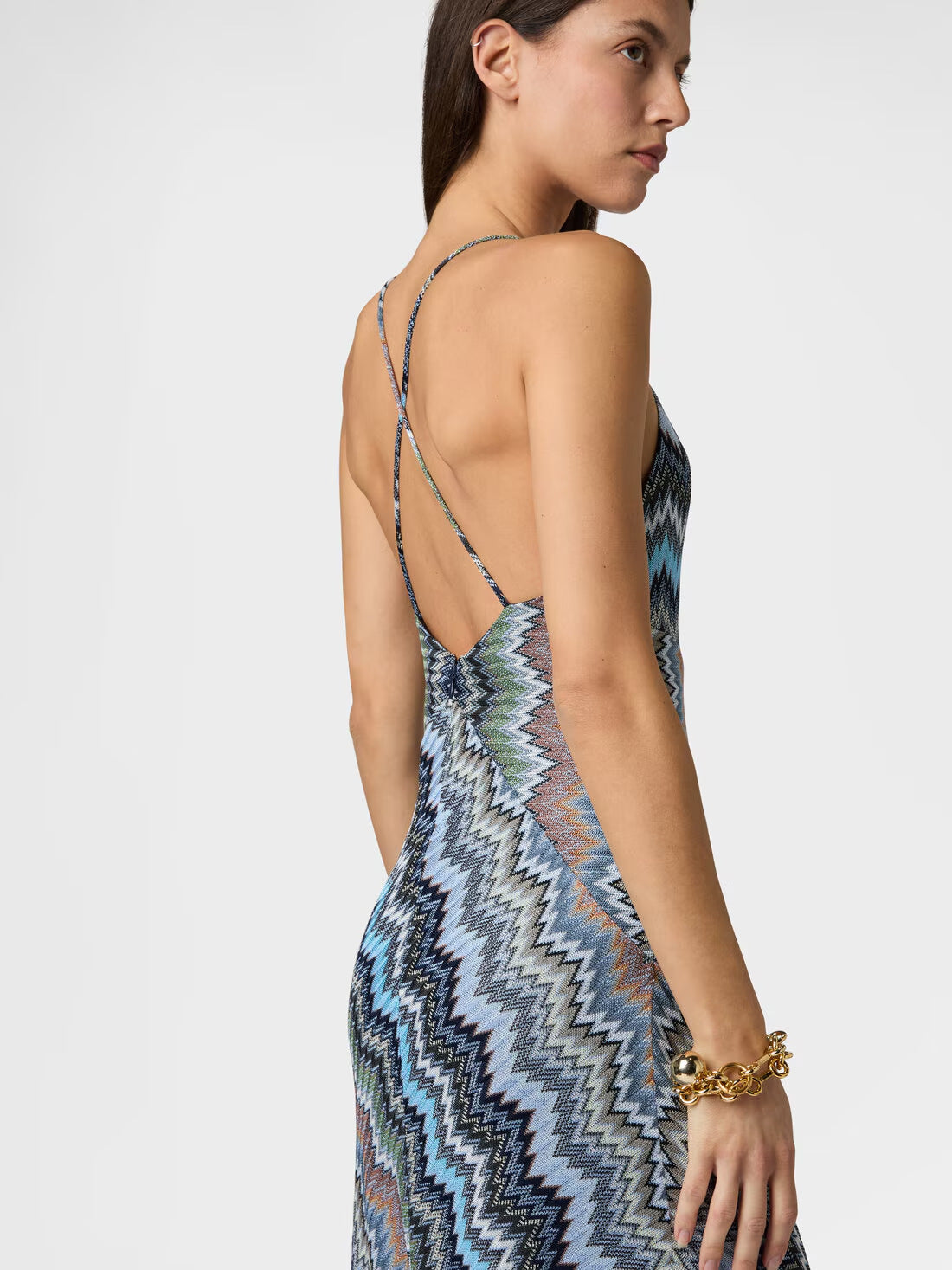 Riviera Zigzag Maxi Dress
