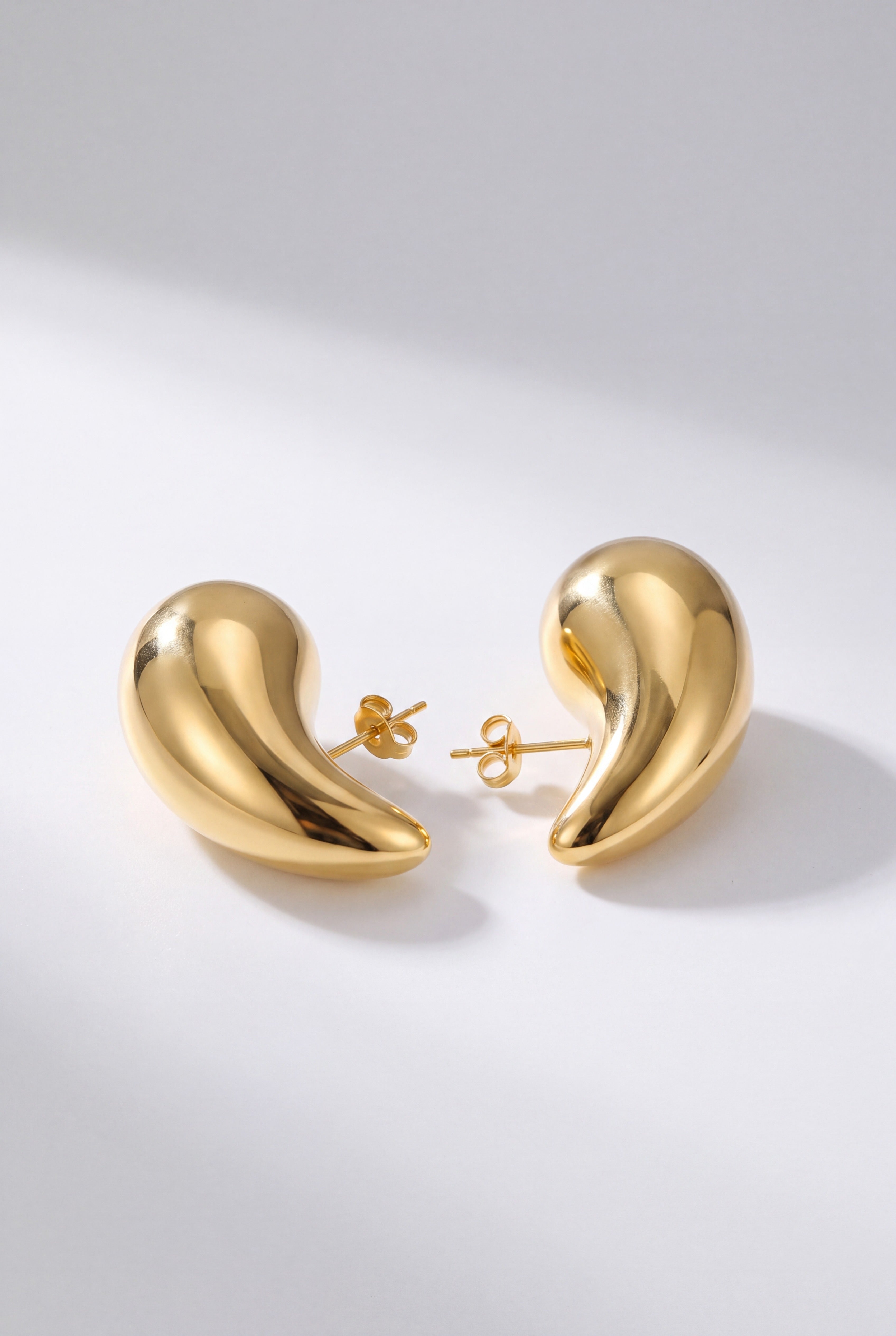 Gold Teardrop Earrings