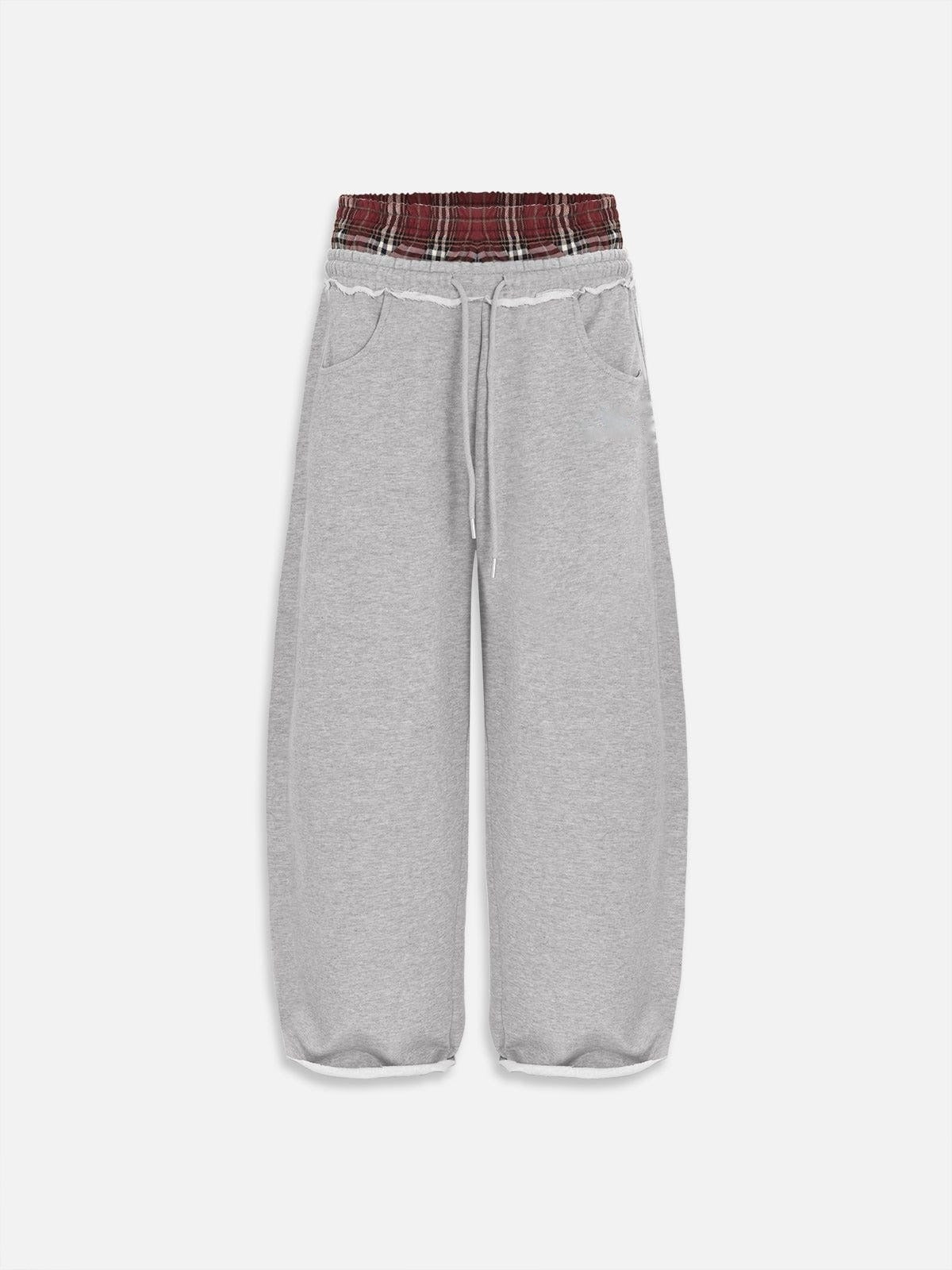 Billie Double Waist Baggy Sweatpants