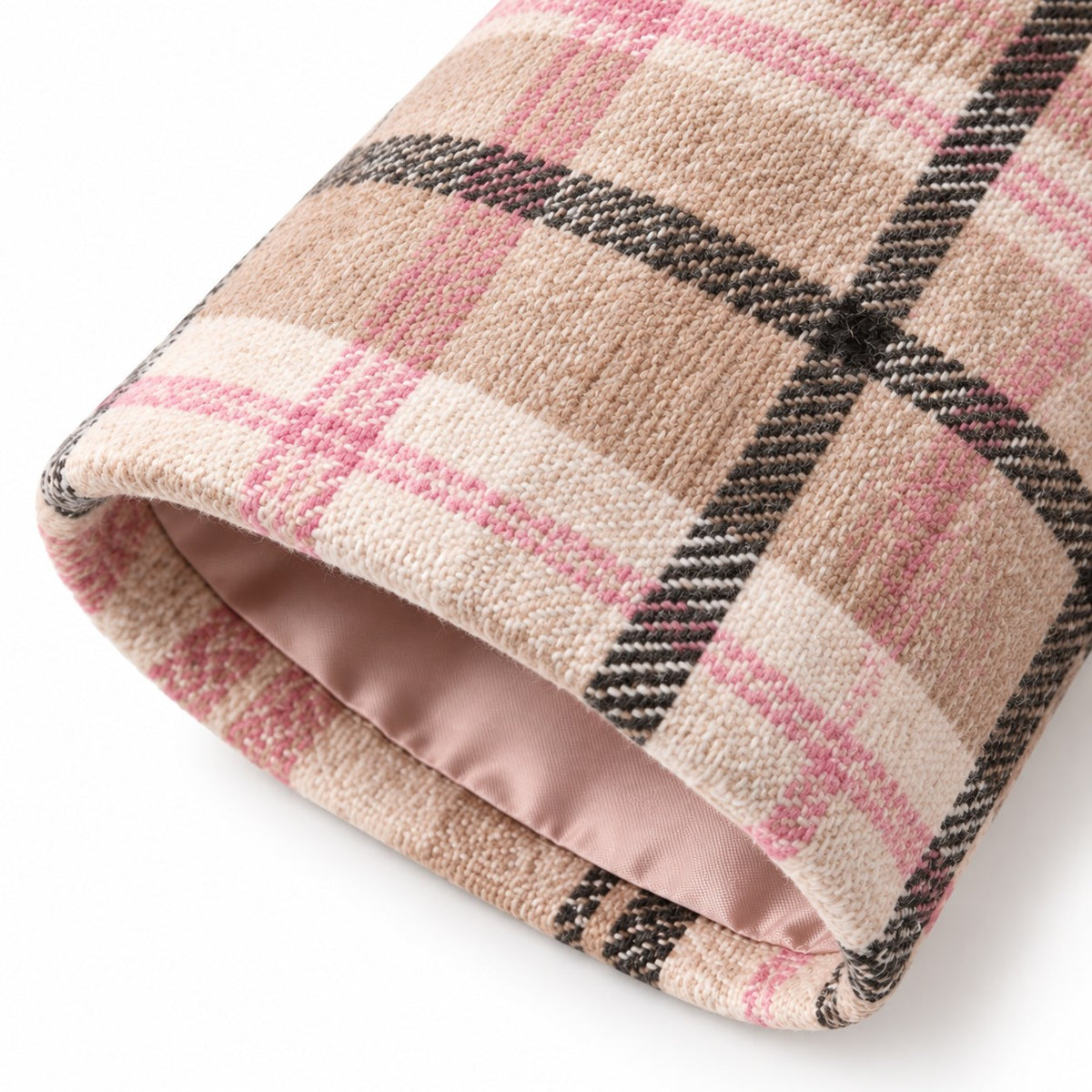 Blair Plaid Bell Sleeve Jacket - Pink Plaid