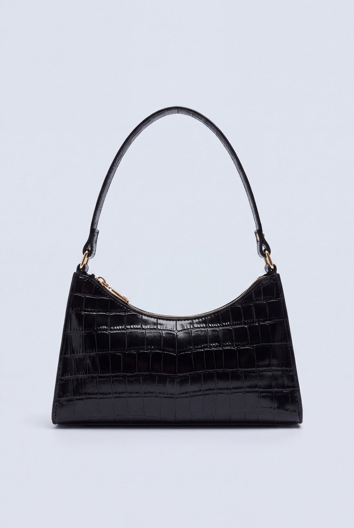 Caiman Bag - Black - front view