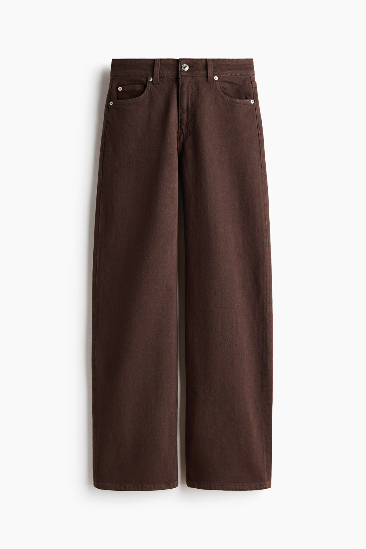 Chocolate Wide-Leg Jeans