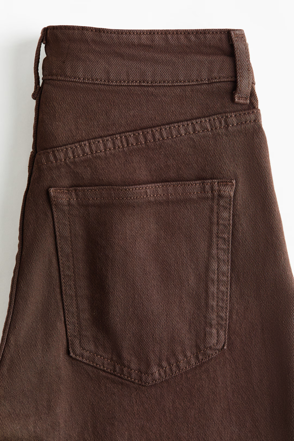 Chocolate Wide-Leg Jeans