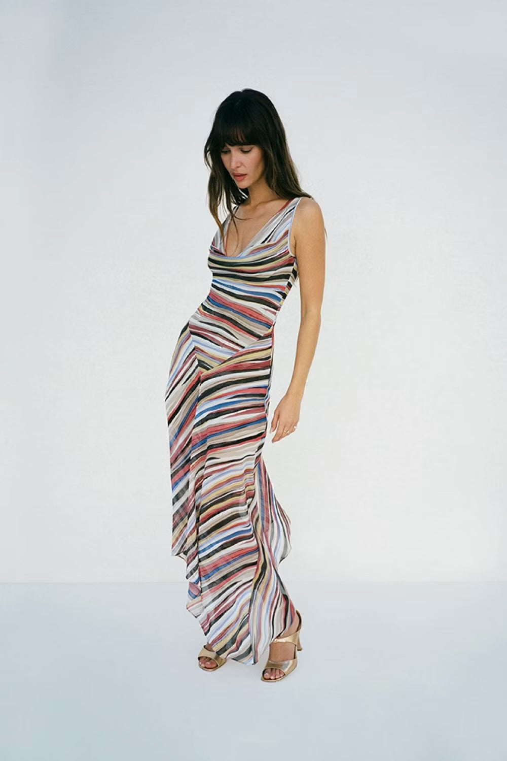 Riviera Stripe Maxi Dress